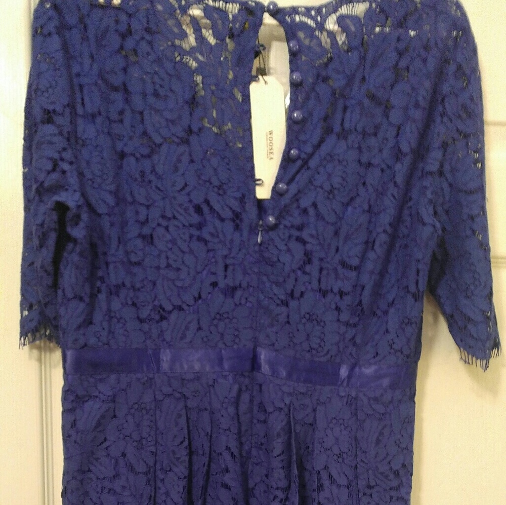 Woosea blue dress size extra large